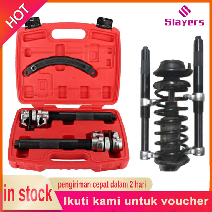 Automotive shock absorber spring compressor Coil spring disassembler Special Tools for Automobile Repair | Lazada Indonesia