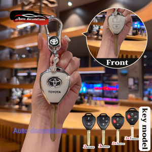 TOYOTA car key case For Toyota yaris/Fortuner/Vitz/Vigo/vios/Hilux/Altis/Camry/prado keychain silver for Toyota car smart key case car key case For Toyota yaris/Fortuner/Vitz/Vigo/vios/Hilux/Altis/Camry/prado keychain silver for Toyota car smart key case