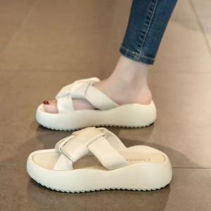 [Free Shipping] WomenS Summer Outdoor Flat Sandals New Thick-Soled Beach Sandals Fashionable WomenS Slip-On Sandals For Women