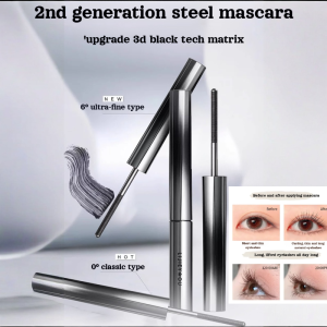 🥳Big Discount 🥳Han Jilian Volume Long Lasting Waterproof Sweatproof Mascara Natural Dimensional Mascara Hanjilian Small Steel Tube Mascara Volumizing Lengthening Curling Smudge Proof Waterproof Long Lasting Eye Makeup Natural Look