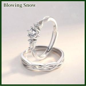 Blowing 1 cặp vài chiếc nhẫn Pha Lê Kim Cương cưới Đồ trang sức đính hôn Nhẫn điều chỉnh