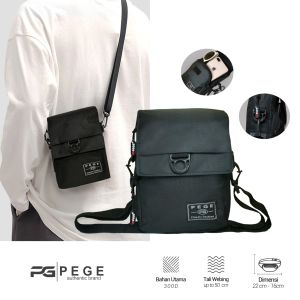 tas Selempang Pria Slingbag Slempang Kasual PEGE Visson Model Simpel - PG 8975