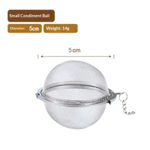QIHUISHI Thép không gỉ gia vị bóng để nấu ăn đồ pha trà bộ lọc thảo dược lý tưởng cho nấu súp và om thịt