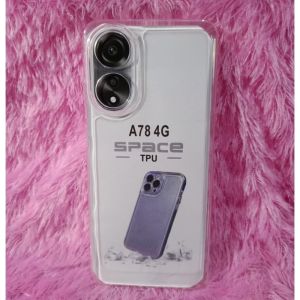 SoftCase Casing Oppo A78 4G Silikon Case Selikon Bening Clear Transparan Pelindung Belakang HP + Camera