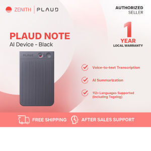 Plaud Note AI Voice Recorder- Black | Zenith Philippines