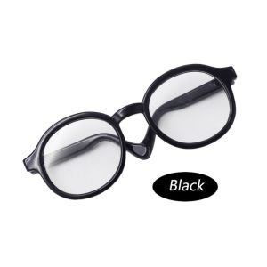 BK6H 6.5cm 9cm Kính búp bê labubu nhung lông Nhựa 5 màu Kính đồ chơi búp bê labubu Sở thích Gọng tròn Phụ kiện búp bê Đồ chơi búp bê