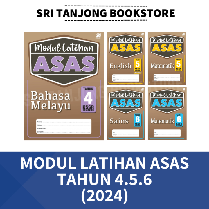 [ST] SASBADI 2024 : MODUL LATIHAN ASAS KSSR TAHUN 4 / TAHUN 5 / TAHUN 6 ...