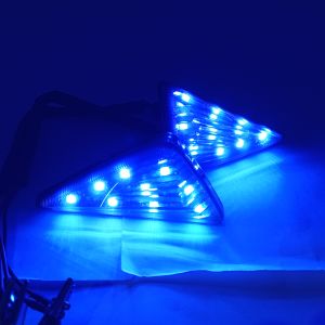Lampu Sen Sien Tempel Segitiga LED Universal  R15 V3/Cbr150r/Gsx150/Ninja250 Karbu/Ninja250 Rr/R25