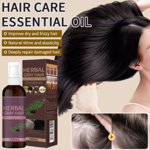 Herbal Hair Spray Anti Hair Loss Treatment Black Hair Growth Nourishing Shine Enhancement Botanical Care