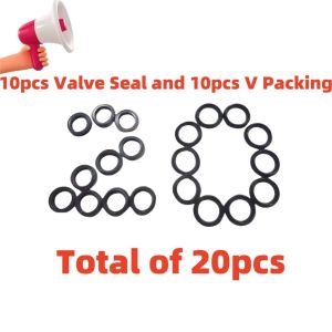 Valve Seal Rubber Gasket & V Packing Repair Kit 20pcs for Kawasaki Power Sprayer Belt Type KC25 22mm Sprayer