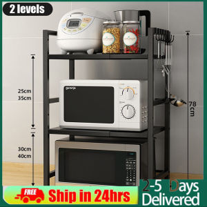 save space  commodity shel kitchen storage shelf Microwave storage rack