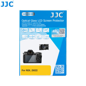 JJC Tempered Glass Film Screen Protector for Nikon Z6 III Z50 II Camera 95% High Transmittance and 0.01" Ultra-thin Premium Optical Glass