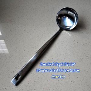 rus Kuah Tegak Tebal 6" Stainless Steel P 25cm L 6cm - Home Pro