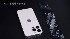 Kính cường lực che phủ toàn bộ vòng kim loại kính bảo vệ ống kính máy ảnh tương thích với iPhone 15 14 13 12 11 Pro Max 14 15 Pro Max Plus Kính cường lực b