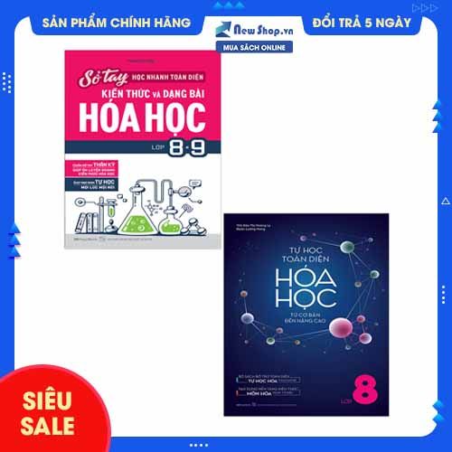 Sách Tham Khảo -  Combo Toàn Diện Hóa Học Lớp 8 (Bộ 2 Cuốn) - Newshop