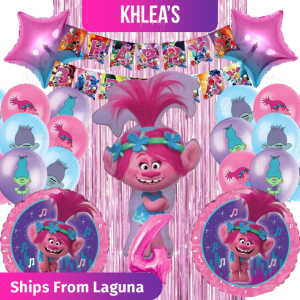 Trolls Poppy Birthday Theme Balloon Party Set 1