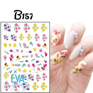 Sticker Dán Móng Tay 3D Chống Nước Hoa flower Collection Hoạ Tiết Hoa Tulip Mùa Hè Sweet Tulip Art CS149 / CS150