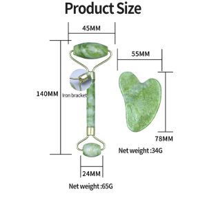 XIAOMI Facial Massager 100% Jade Guasha Board Facial Face Neck Body Gua Sha Massage Tool Slimming Firming Wrinkles Removal 脸部按摩刮痧Gua Sha Scraping