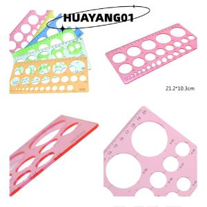 HUAYANG01 [2023 new HOT FASHION] 1X thước kẻ xếp nếp Bộ dụng cụ tạo mẫu giấy xếp nếp Khổ tròn tự làm