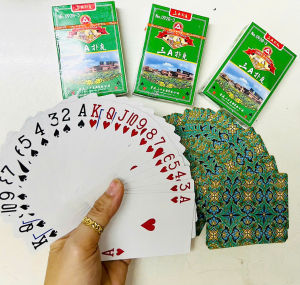Combo 2 Bộ bài tây tú lơ khơ AAA nút tím và xanh-hàng loại 1 - 52 lá