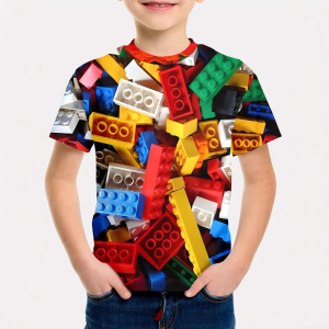 Mens Casual Style Digital Printed Short Sleeve TShirt