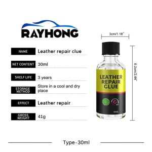 30/50Ml Lem Kulit Perbaikan Perekat Auto Multifungsi Leather Repair Glue Scratch Recover Untuk Sofa / Jok Motor / Jok Mobil