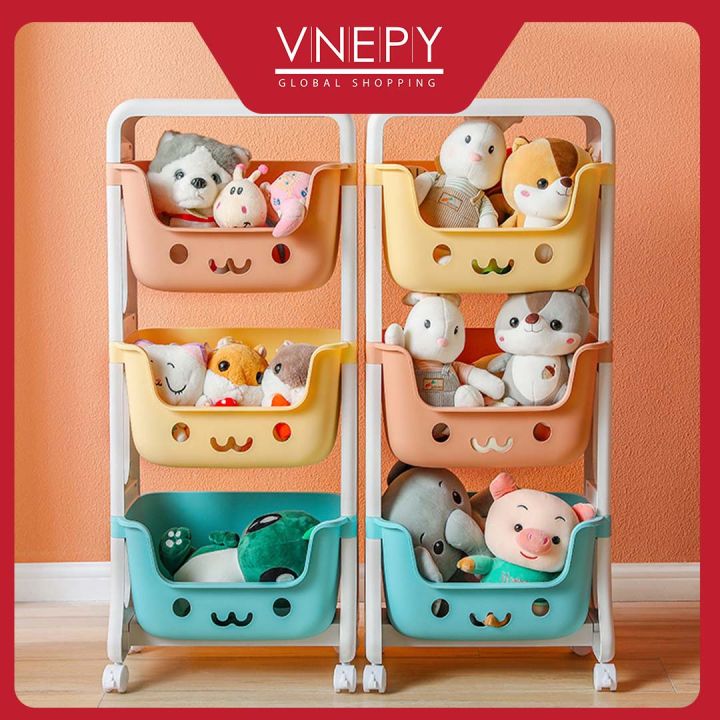 Kids Adventure Rack 【Vnepy】2 TIER / 3 TIER / 4TIER Multipurpose Portable Kids Rack | Toys ...