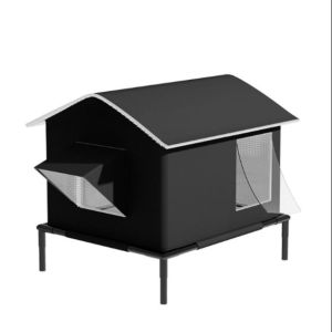 Outdoor Cat House Weatherproof Extra Large Elevated Feral Cat House for Outside/Indoor Insulated Stray Cat Shelter Waterproof Cat Tent Bite-resistant