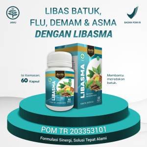 3BOTOL LIBASMA (Herbal Gurah Alami Meredakan Batuk dan Asma)