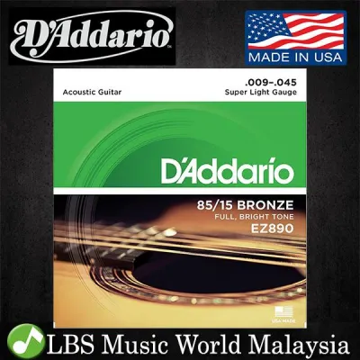 Daddario EZ890 DADDARIO ACOUSTIC GUITAR STRINGS D ADDARIO
