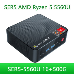 Beelink SER5 R7 5800H/R5 5500U Radeon 7 Core Graphics Windows 11 Mini PC 16/32GB DDR4 500GB NVMe SSD WIFI6 BT5.2 Mini Computer