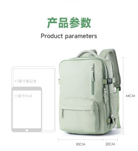 Moyyi Ba lô du lịch lớn Phụ Nữ Mang Theo Trên ba lô đi bộ đường dài Không Thấm Nước Ba lô thể thao ngoài trời Giản Dị Túi Ba lô đi học 17.3Inch Ba lô máy tính xách tay