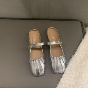 Giày lười IELGY Silver Mary Jane dành cho nữ