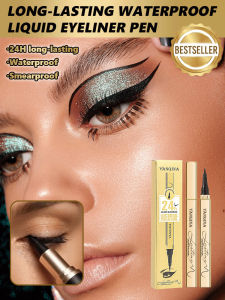 24HR Waterproof Eyeliner Pen Long-lasting Highly Pigmented Smudge-proof Daily Makeup For Women Water-resistant Fashionable All Day Wear