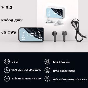 [ GIÁ SỈ ] Tai Nghe Bluetooth không Dây S20 V5.3  Âm Thanh Hifi 9D Cực Hay Có Micro  Màn hình LED chống thấm nước