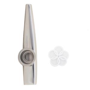 คาซูสโลหะพกพาได้พร้อมไดอะแฟรม5ขลุ่ยอูคูเลเล่ปากใช้งานเป็นของขวัญที่ดีสำหรับผู้ใหญ่และเด็ก