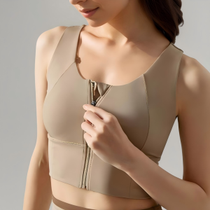 ESSE ACTIVE Zip Longline Bra top