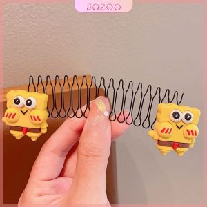 Jozoo Childrens Hair Comb Headband For Kids girl Cartoon Ponytail Clip Children Buckle Fixing Hairpin