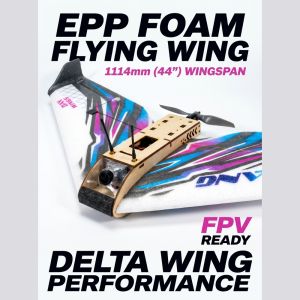 Real Hawk Wings E42 Boomerang 1114mm EPP RC Flying Wing Kit  Airframe Only No Electronics