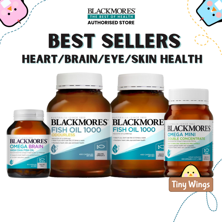 [Authorized Store] Blackmores Odourless / Original Fish Oil 400