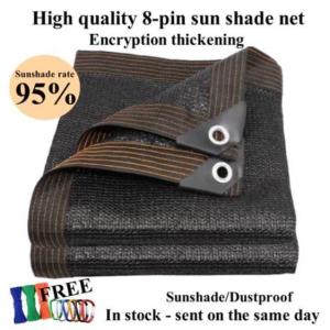 preferred 8mx10m sunscreen net 90% UV sun shade net Outdoor garden net shade umbrella greenhouse net weather net shade net