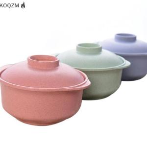 🔥🔥🔥 ชามบะหมี่กึ่งสำเร็จรูปพร้อมฝาปิดชามข้าวร้อนซุปสไตล์ญี่ปุ่นภาชนะใส่อาหารสำหรับนักเรียนชามอาหารเพื่อสุขภาพ