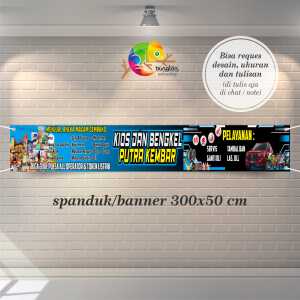 Cetak Spanduk Banner Kios Bengkel