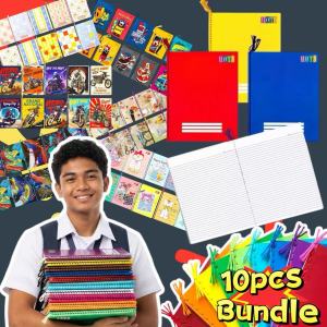 BIN LU [Ready Stock] 10 pieces HOTS Yarn Sewn Notebook 80 Leaves Bundle School Supplies for Kids and Students Back to School Essentials Set of 10 Wholesale Mura Sulit Tipid Pack Gamit sa Eskwela Manila Fast Shipping High Quality COD