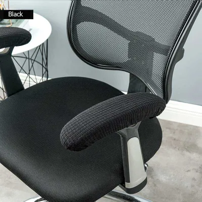 2pc Elastic Chair Armrest Cover Office Seat Arm Rest Protector Stretch Computer Chair Case Removable