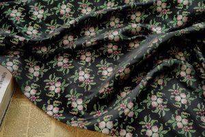 Vải dệt họa tiết đào dễ thương cho váy trẻ em Túi mùa hè Phụ kiện tự làm Vật liệu trang trí xếp nếp