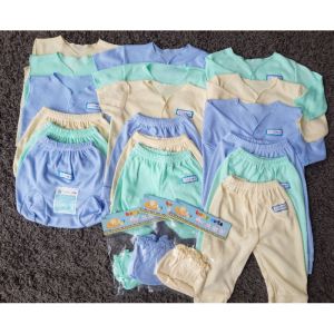 Paket perlengkapan baju bayi newborn 129 SNI 21pcs