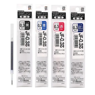 Zebra Japan JF-0.3 JF-0.4 JF-0.5 JF-0.7 JF-1.0 Sarasa Clip Pen 0.3mm 0.4mm 0.5mm 0.7mm 1.0mm Refill