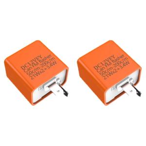 【Pphha】 rơ-le đèn LED nháy xe máy 2 chân dc12vfy Điều chỉnh tần số tín hiệu báo rẽ thiết bị đèn chớp tín hiệu phụ kiện xe máy bộ điều khiển đèn