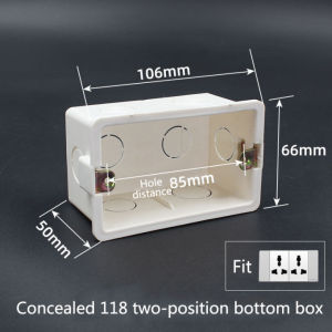 VLS Wall Switch and Outlet Household Universal Wall Light Switch Black USB Wall Power Socket Suitable for Orange Utility Box